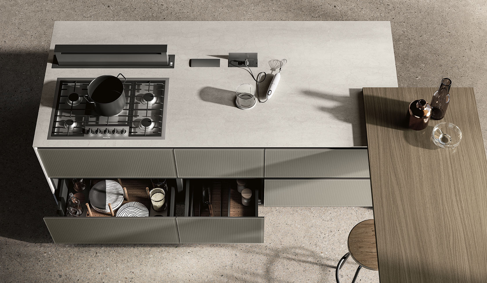 FebalCasa_Cucina_Moderna_Origina_AntaTelaioAlluminio_Compo1h