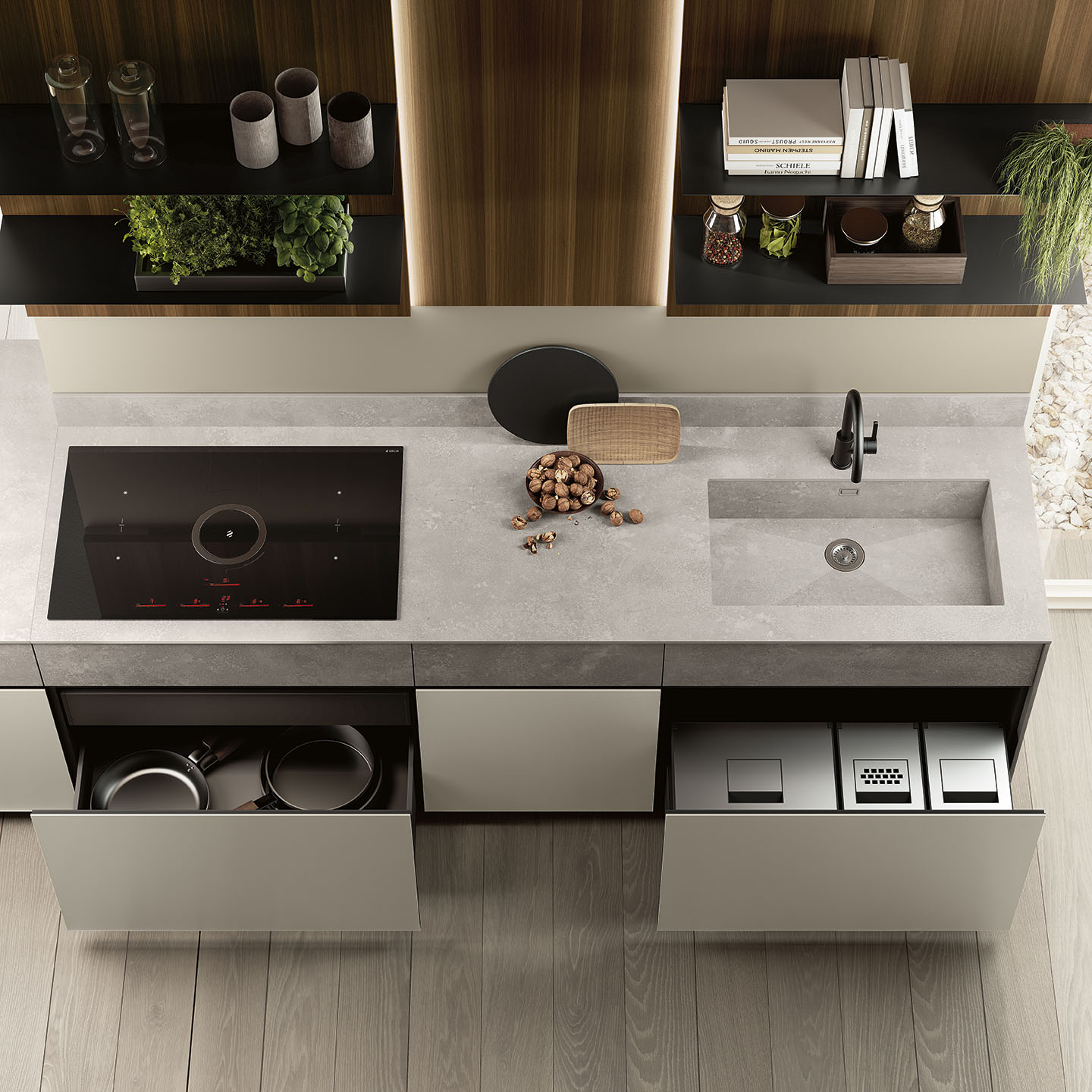 FebalCasa_Cucina_Moderna_Origina_AntaTelaioAlluminio_Vol1_Compo5c-1