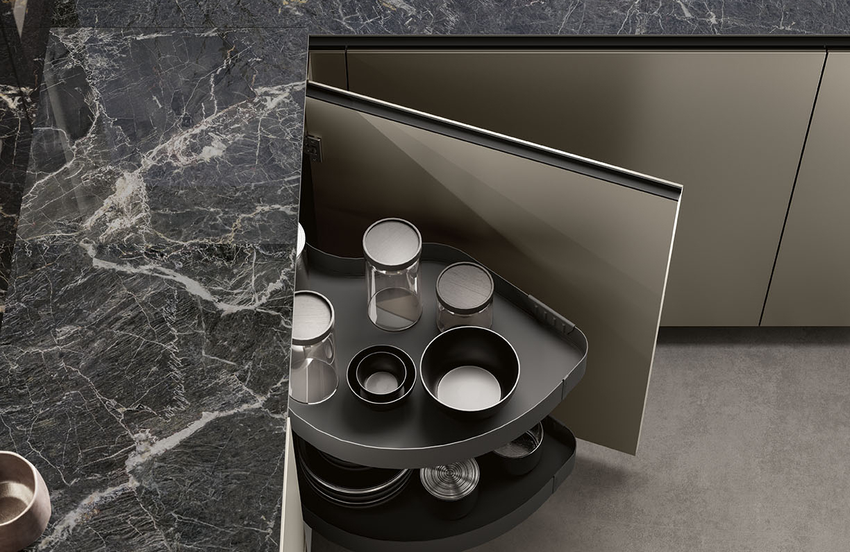Ante cucina con gola materiali idee consigli