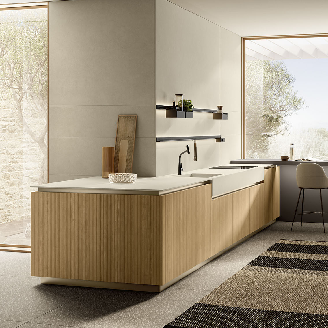 FebalCasa_Cucina_Moderna_Origina_AntaSquareCannettato_Compo5_3 FebalCasa_Cucina_Moderna_Origina_AntaSquareCannettato_Compo5_3