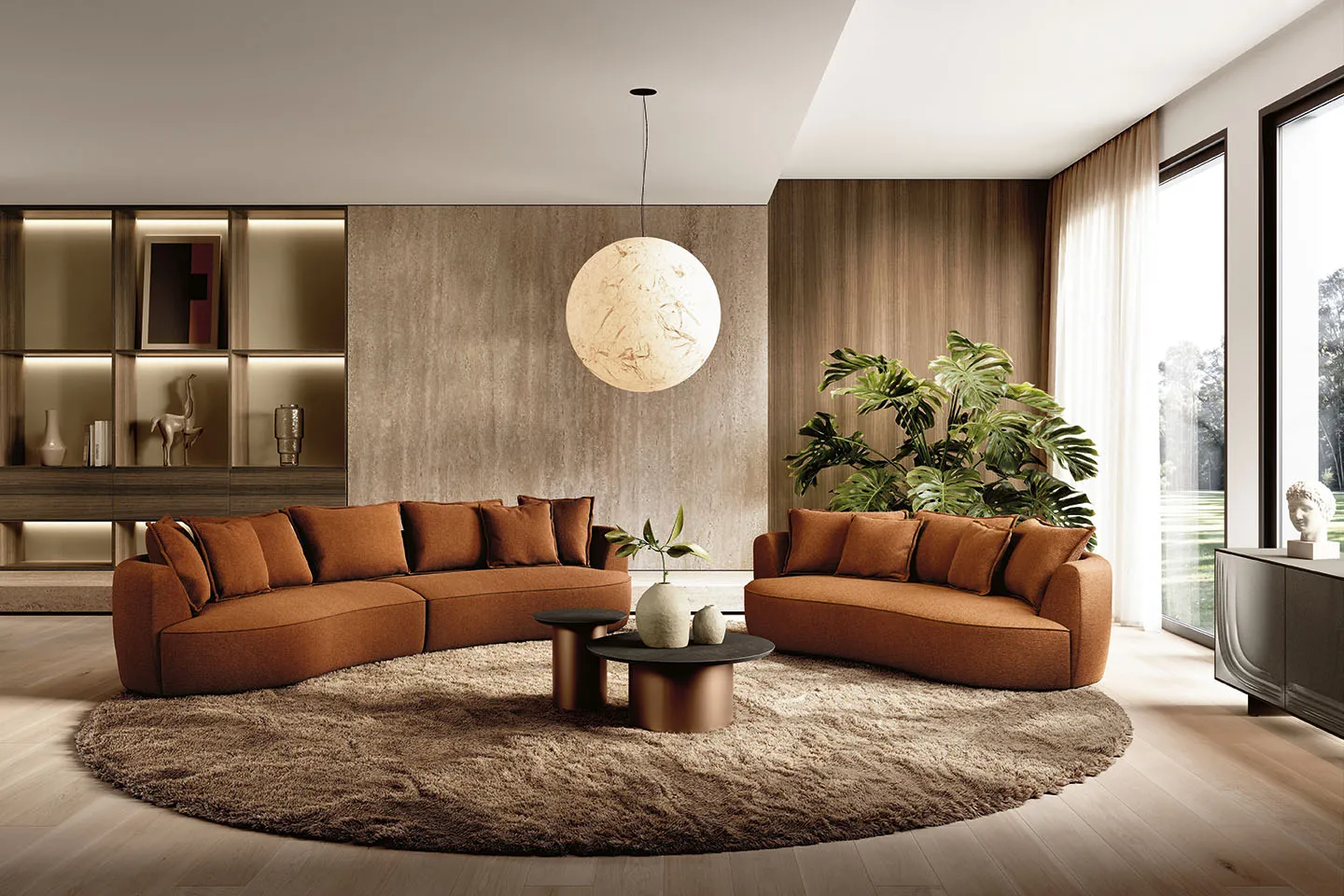 Idee arredamento colori caldi e naturali