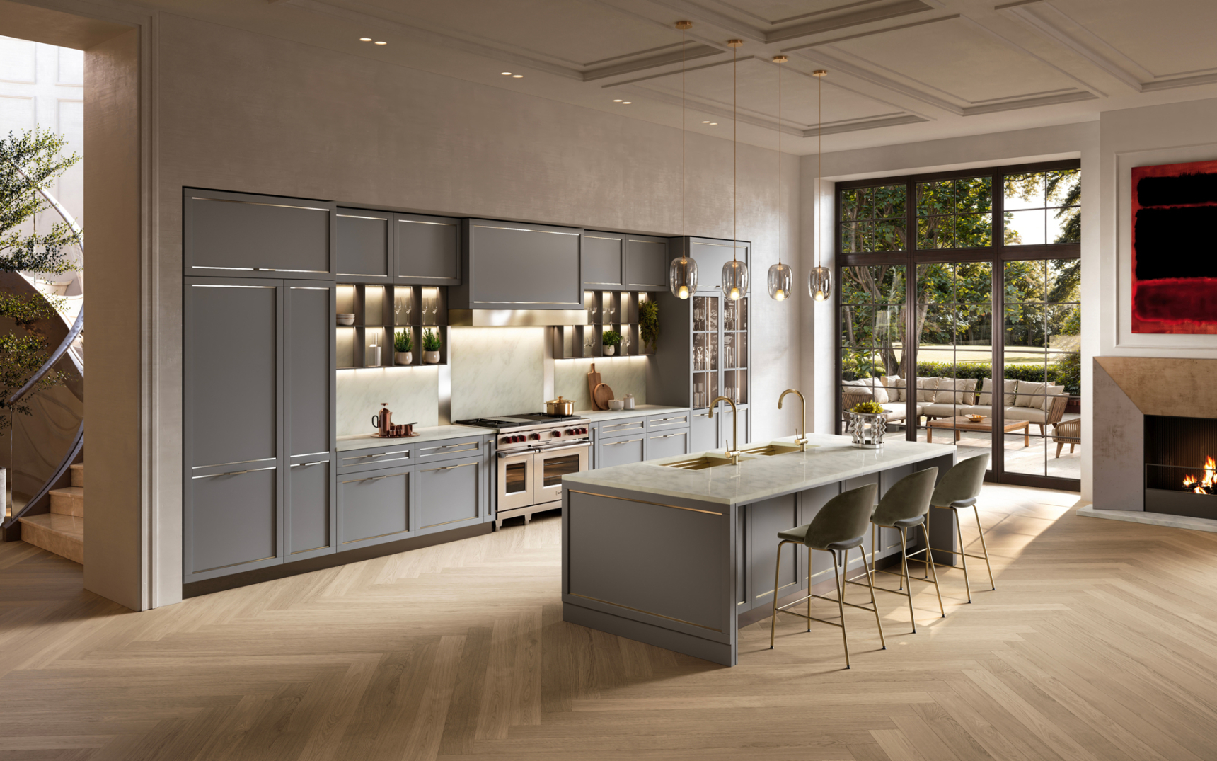 cucina lineare 3 metri come arredare