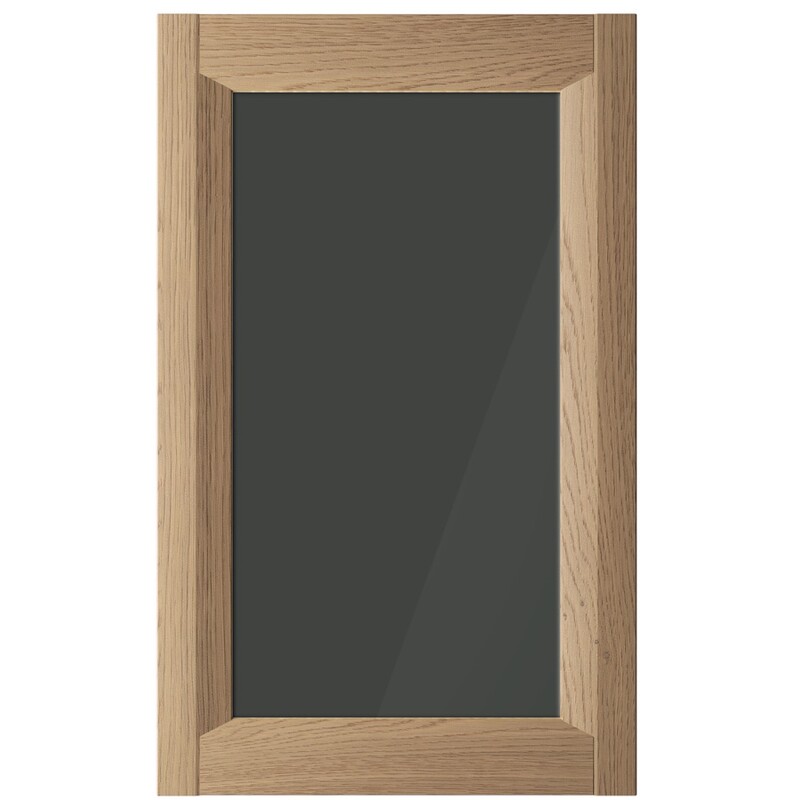 Telaio Rovere naturale + Trasparente fumé